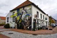 Stevensweert mural Graaf Hompesch